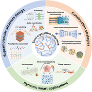Graphical abstract: Semi-crystalline polymers with supramolecular synergistic interactions: from mechanical toughening to dynamic smart materials