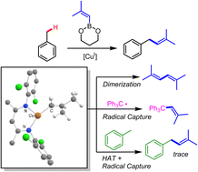 Graphical abstract: Copper catalyzed benzylic sp3 C–H alkenylation