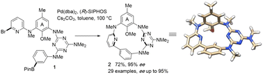 Graphical abstract: Inherently chiral nor-heteracalixarenes: design and synthesis via enantioselective intramolecular Suzuki–Miyaura reaction