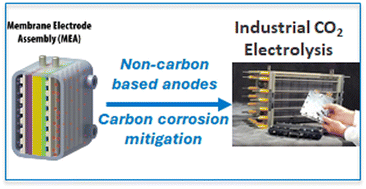 Graphical abstract: Carbon corrosion in low-temperature CO2 electrolysis systems