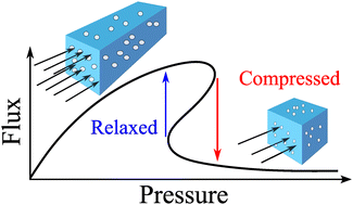 Graphical abstract: Hystereses in flow-induced compression of a poroelastic hydrogel