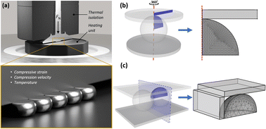 Graphical abstract: Experimental and FEM simulation study of compressive deformation of solder microballs and particle chains