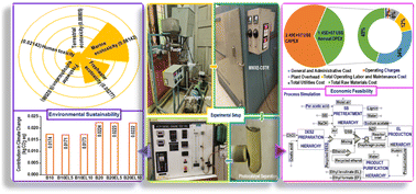 Graphical abstract: Continuous drop-in-biofuel production from pretreated sugarcane bagasse in a microwave-visible irradiated continuous stirred slurry reactor: reaction kinetics & techno-enviro-economic sustainability analyses