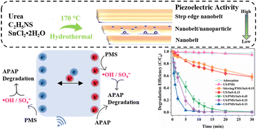 Graphical abstract: Morphology-enhanced piezoelectric performance of SnS nanobelts for acetaminophen degradation