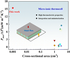 Graphical abstract: Significantly enhanced properties of micro-ionic thermocells through the microstructure interfacial effect