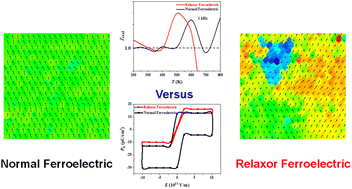 Graphical abstract: Monte Carlo simulations of the temperature-dependent microstructure evolution of relaxor ferroelectric polymers