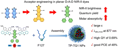 Graphical abstract: Planar-structured thiadiazoloquinoxaline-based NIR-II dye for tumor phototheranostics
