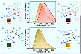Graphical abstract: Synthesis of phosphorescent syn, anti-isomeric clamshell platinum(ii) dimers for OLED applications