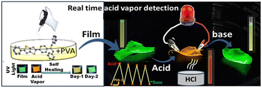 Graphical abstract: An asymmetric thiazolo-thiazole derivative as a solvatochromic, reversible and self-color recovery acid–base molecular switch