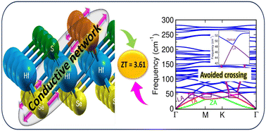 Graphical abstract: Emergence of promising n-type thermoelectric material through conductive network and strong phonon softening