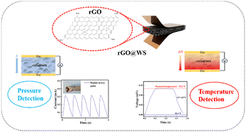 Graphical abstract: An eco-friendly wood sponge-based multifunctional pressure and temperature sensor for electronic skin