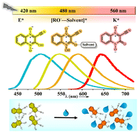 Graphical abstract: Revisiting the excited state proton transfer dynamics in N-oxide-based fluorophores: a keto–enol/enolate interplay to detect trace water in organic solvents