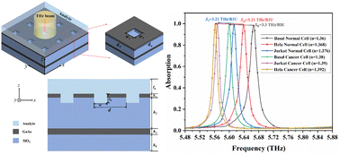 Graphical abstract: High sensitivity terahertz sensor based on semiconductor material for biosensing detection