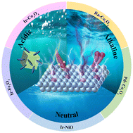 Graphical abstract: Universal synthesis strategy for preparation of transition metal oxide electrocatalysts doped with noble metal single atoms for oxygen evolution reaction