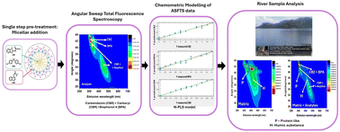 Graphical abstract: A label-free approach to simultaneous determination of three endocrine disruptors in river water: angular sweep total fluorescence spectroscopy coupled to multi-way calibration