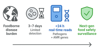 Graphical abstract: Third-generation nanopore sequencing: advancing real-time pathogen detection and antimicrobial resistance surveillance in food safety applications