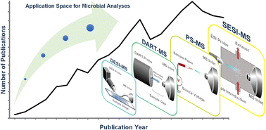 Graphical abstract: Ambient ionization strategies for the characterization of microbial systems via mass spectrometry