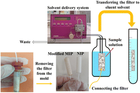 Graphical abstract: Molecularly imprinted polymer filter modified with natural polyphenols for extraction of levothyroxine from biological samples