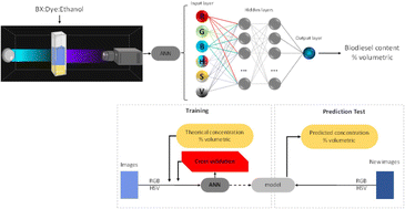Graphical abstract: Development of portable equipment based on computer vision and colorimetric assays to measure the biodiesel content in BX diesel
