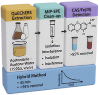 Graphical abstract: Cost-effective chloramphenicol residue monitoring in food-producing animal samples: a hybrid QuEChERS–MIP extraction method coupled with chrome azurol S spectrophotometry