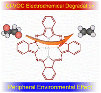 Graphical abstract: Peripheral environmental effect for the electrochemical reduction of 1,2-dichloroethane over a single Co–N4 site