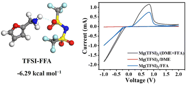 Graphical abstract: Amine-based anion receptor enables an improved magnesium plating/stripping reversibility