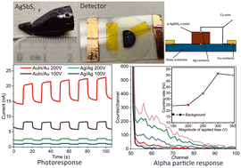 Graphical abstract: Crystal growth of α-AgSbS2 and its preliminary characterization for radiation detector applications