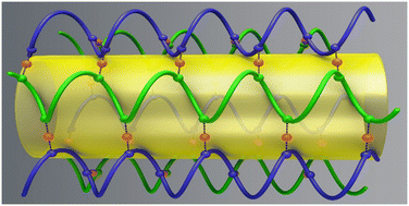 Graphical abstract: Homochiral coordination polymer with a 1D helical chain based on self-assembly of an achiral Sc(iii) trimer