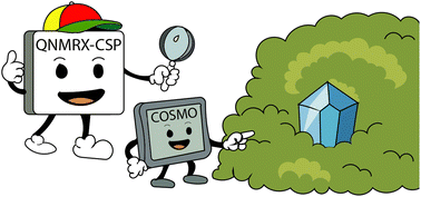 Graphical abstract: Quadrupolar NMR crystallography guided crystal structure prediction (QNMRX-CSP) of zwitterionic organic HCl salts