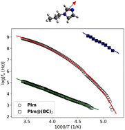 Graphical abstract: Guest molecule dynamics and ferroelectric transition in a clathrate compound