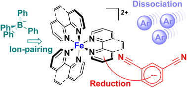 Graphical abstract: Evaluating iron diimines: ion-pairing, lability and the reduced state