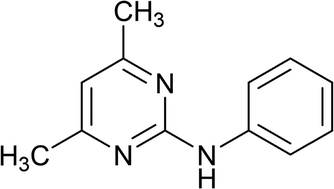Graphical abstract: Spectroscopic investigations of a pharmaceutical solid form analogue: pyrimethanil l-tartaric acid hemi-cocrystal