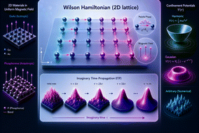 Graphical abstract: Modelling magnetic confinement in two-dimensional quantum dots via gauge-invariant imaginary-time propagation