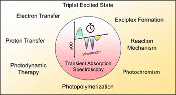 Graphical abstract: Transient absorption spectroscopy: a mechanistic tool for triplet sensitizers and their applications