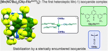 Graphical abstract: A mixed isocyanide Mn(i) complex and its reduction to a metallate