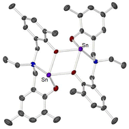 Graphical abstract: Synthesis and characterization of Sn(ii) complexes supported by amino bis-phenoxide ligands