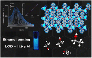 Graphical abstract: Zn-cycloalkyldicarboxylate 2D-coordination polymers bearing 4,4′-trimethylenebipyridine: crystal structures, solid state CPMAS 13C NMR structural correlations and luminescence sensing of ethanol