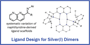 Graphical abstract: A systematic study of naphthyridine-derived ligands for well-defined silver(i) dimers