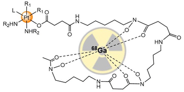 Graphical abstract: 68Ga radiolabeling strategies in Pt(iv)-deferoxamine scaffolds for potential theranostic application