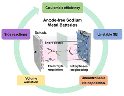 Graphical abstract: Anode-free sodium metal batteries: optimisation of electrolytes and interphases