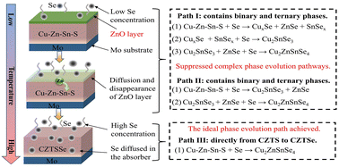 Graphical abstract: Phase evolution regulation of CZTSSe absorbers via a ZnO blocking layer enables 14.45% efficient kesterite solar cells with low VOC deficit