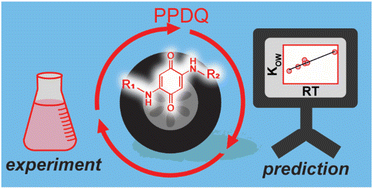 Graphical abstract: Physicochemical properties of tire-derived para-phenylenediamine quinones – a comparison of experimental and computational approaches