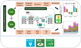 Graphical abstract: Techno-economic and life cycle assessment of an integrated electrocoagulation process for sustainable treatment of arsenic and fluoride contaminated groundwater