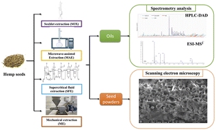 Graphical abstract: Extraction technologies for hemp seed oil: a comparative study of yield, bioactive compound extractability, and oxidative stability