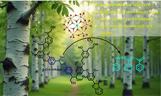Graphical abstract: Efficient oxidative cleavage of β-O-4 linkage in lignin model compounds enabled by a simple Anderson-type polyoxometalate
