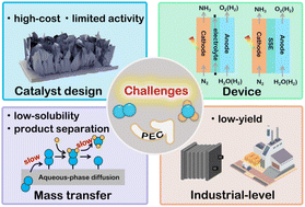 Graphical abstract: Review on photoelectrochemical nitrogen reduction: advances and perspectives