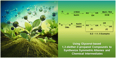 Graphical abstract: Synthesis and properties of symmetric glycerol-derived (E/Z)-1,3-diether-2-alkenes