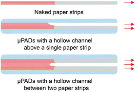 Graphical abstract: Fast capillary flow on μPADs with hollow channels packaged by a thermal contraction tube