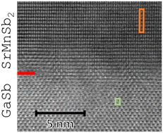 Graphical abstract: Interface effects in molecular beam epitaxy of SrMnSb2 on InAs and GaSb: segregation and endotaxy