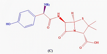 Graphical abstract: Amoxicillin antibiotic with potential anticancer and antidiabetic activity: acetaldehyde–amoxicillin Schiff base and its vanadyl complex with DFT and docking investigation